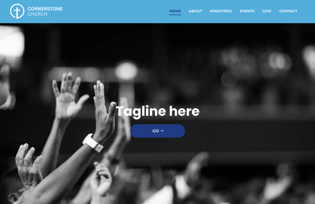 Churchteams Website Template 1